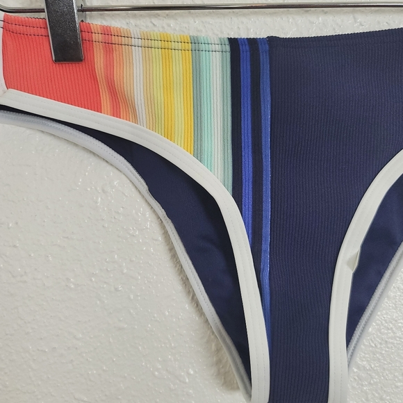 SAYULITA STRIPE CROP BIKINI TOP& CHEEKY BOTTOM - Picture 16 of 16